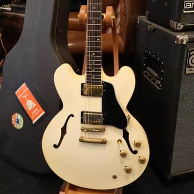 Gibson 1987 ES-335 White Gold Hardware image 1