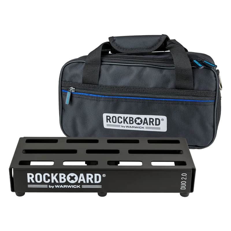 Rockboard DUO-2.0-B Pedalboard with Gig Bag 2018 - 2022 - Black image 1