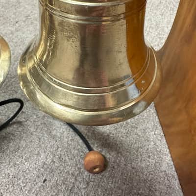 Temple Bell Set, Indian , 4 Bells, Pooja Bells, Puja, Brass Hanging Bells - EXCELLENT #1 image 14