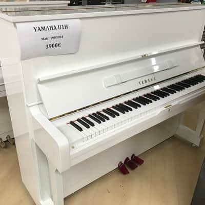 Yamaha U1H Refurbished - 1900984 - Gloss White image 2