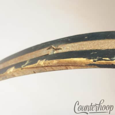 *Slingerland 24"Bass Drum Hoop/Rim Vintage 70s Chrome Over Steel 1Ply Maple USA* image 4