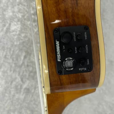Mitchell MU100CE Acoustic-Electric Concert Ukulele Natural image 2