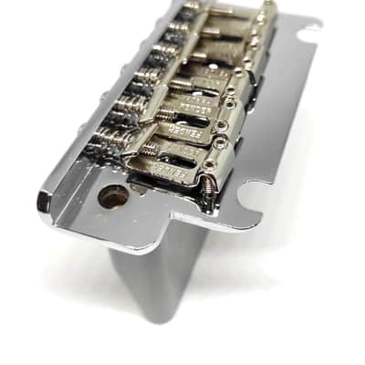 Fender® American standard Stratocaster Chrome Tremolo bridge assembly (two-point image 2