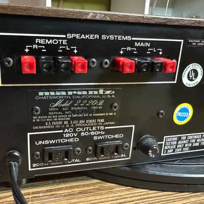 Marantz 2220B Vintage Stereo Receiver Serviced LED Upgrade Tested Clean image 14