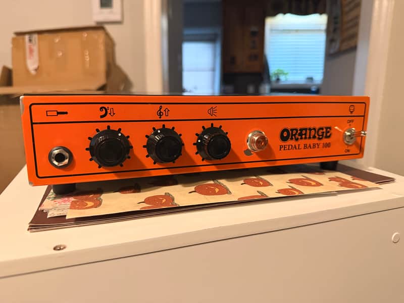 Orange Pedal Baby 100 100-Watt Power Amplifier 2019 - Present - Orange image 1