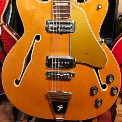 Fender  Coronado II 1967 Natural Semihollow Mod image 1