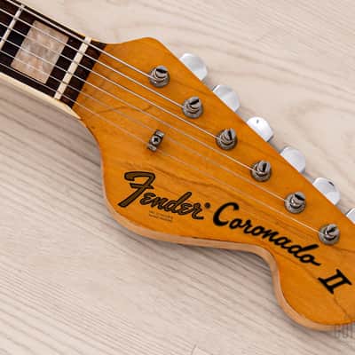 1971 Fender Coronado II Vintage Hollowbody Guitar Sonic Blue w/ Case image 4