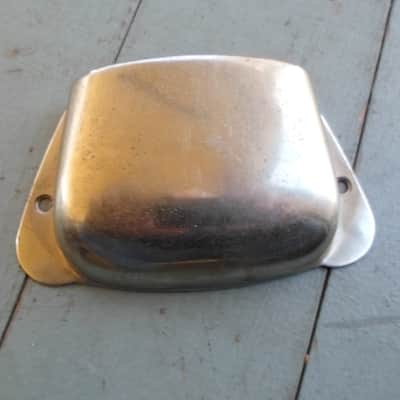 Fender Vintage Nickel Precision P Bass Bridge cover 1960's image 1