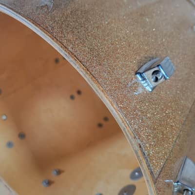 Ludwig Pro Beat Rack Tom 14" x 15" 1976 - Champagne Sparkle image 12