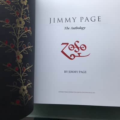Genesis Publications Jimmy Page: The Anthology Limited Edition Autograph Signature image 5