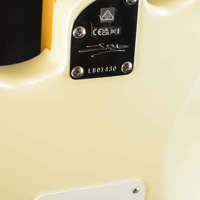 Fender Lincoln Brewster Stratocaster Olympic Pearl Maple Fingerboard image 8