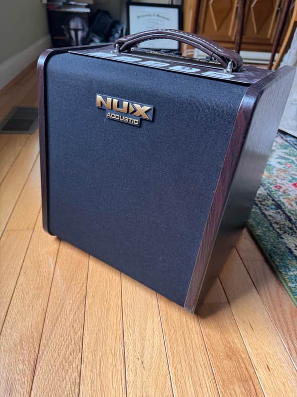 NuX Stageman II AC-80 80-Watt 1x6.5" Acoustic Guitar Combo 2021 - Present - Brown image 1