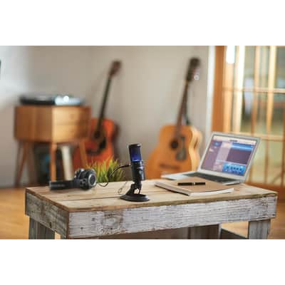 Audio-Technica AT2020USB-X Cardioid Condenser USB Microphone for Content Creators, Black image 11