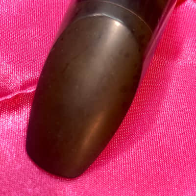 Unbranded FRANCE Clarinet Mouthpiece-Made c.1960's-New Cork-Reverse Ligature+Cap image 3