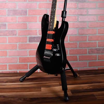 Kramer Elliot Easton Pro 1 1987 Gloss Black w/Roadrunner Hardshell Case image 3