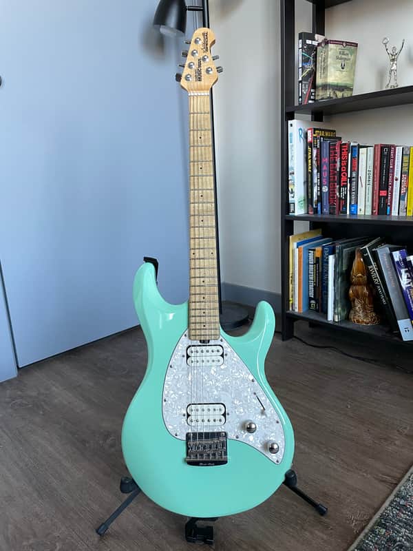 Ernie Ball Music Man Silhouette Special HH (CUSTOM) 2013 Surf Green image 1