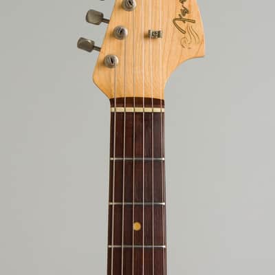 Fender Jazzmaster Solid Body Electric Guitar (1960), ser. #41163, original brown tolex hard shell case. image 5