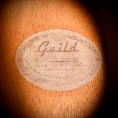 Guild D4-12 NT Natural 1992 image 10
