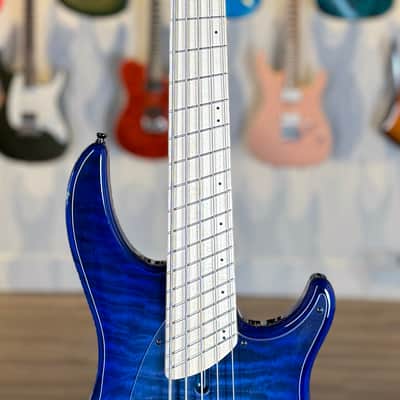 Dingwall Guitars Combustion C3 5 String - Indigoburst - Quilt Maple Top image 4