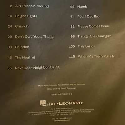 Gary Clark Jr. - Guitar Tab Antholoogy - Guitar Tab / Tablature Book image 3