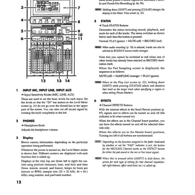 Roland SP-808 — Owners Manual User Guide Instructions — 196 Pages — USA Made image 6