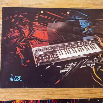 Lot: 6x A4 ARP adverts + 3x KORG Owner's manuals image 8