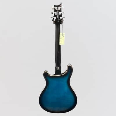 Paul Reed Smith PRS SE Hollowbody II Piezo Electric Guitar w/ Case - Peacock Blue Burst image 9