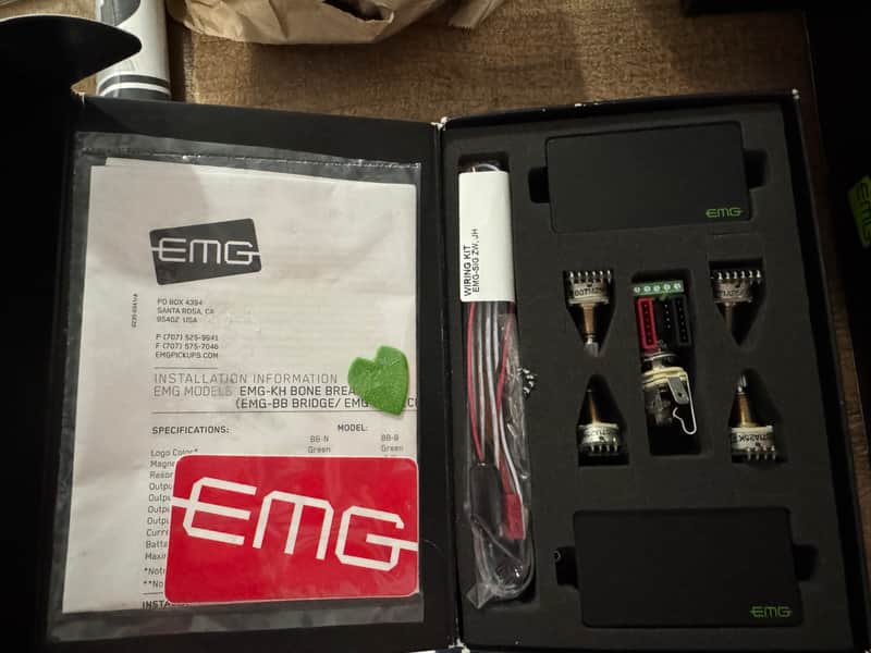 EMG KH-BB/SET Kirk Hammett Bone Breaker Humbucker Set 2010s - Black