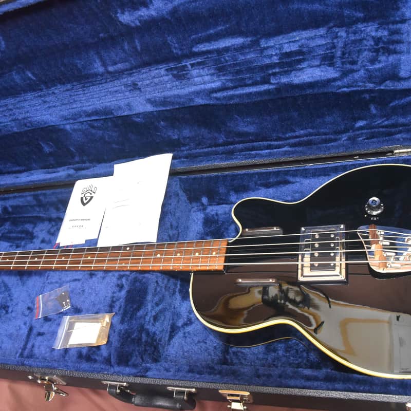 2010s Guild Newark St. Collection M-85 Electric Bass Black