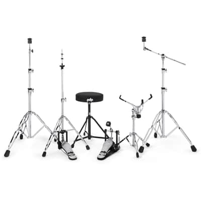 PDP MainStage 5pc Complete Drum Set Black Sparkle w/Hw & Cymbals image 8