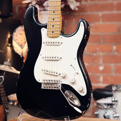 K-Line Springfield S-Style Electric Guitar - Black with Maple  #060157 image 4
