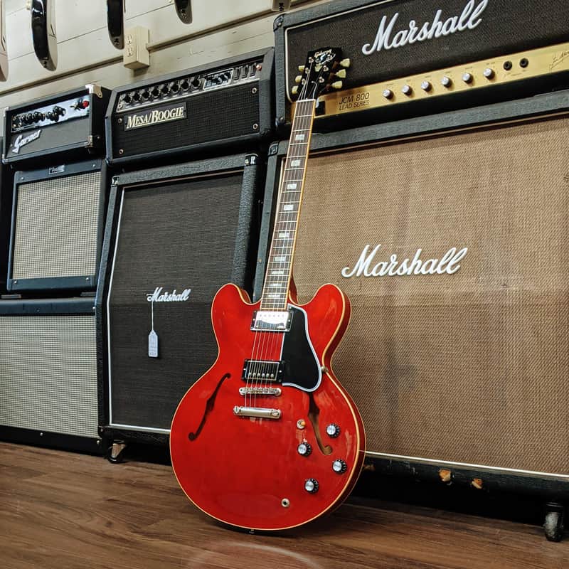 Gibson Memphis Custom Deluxe ES-335 with Original Hardshell Case - Cherry - 2011