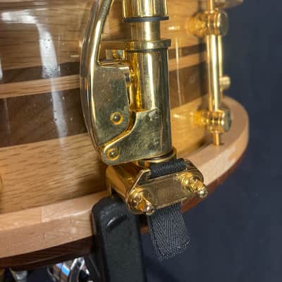 Pro-Mark / Stanbridge - Limited Edition 5.5x14" Japanese White Oak & Walnut Snare Drum (#8 of 50 in 5.5") 2007 image 11