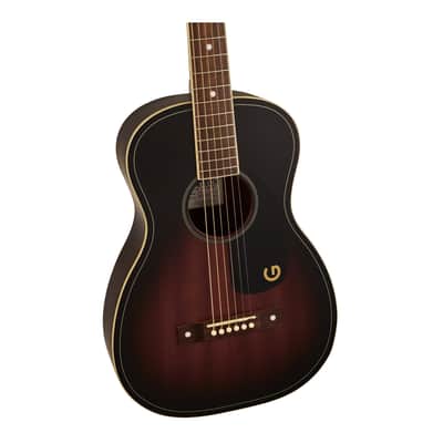 Gretsch Jim Dandy Parlor Acoustic Guitar – X-Braced Body with Walnut Fingerboard (Deep Cherry Burst) image 3