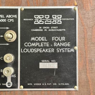 Pair of Vintage KLH Model Four 4 Classic Audiophile Speakers image 9