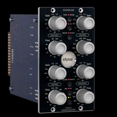 Elysia xfilter 500 Stereo 500 Series Equalizer Module 2010s - Blue image 1