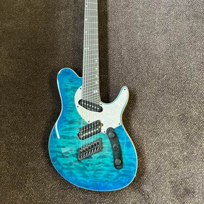 Ormsby TX Exotic 7-string Aqua Burst - Run15 image 2