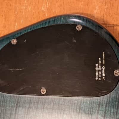 1996 left-handed Warwick Fortress One bass, Ocean Blue Satin image 14