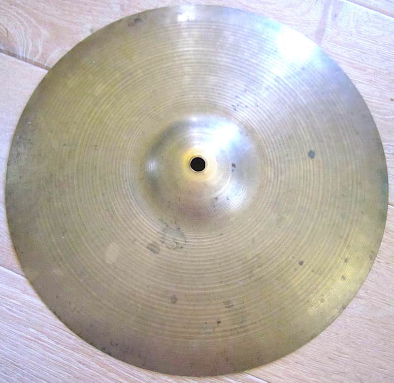 14" Zildjian A Paper-Thin 1970s Hihat Cymbal - Vintage image 1