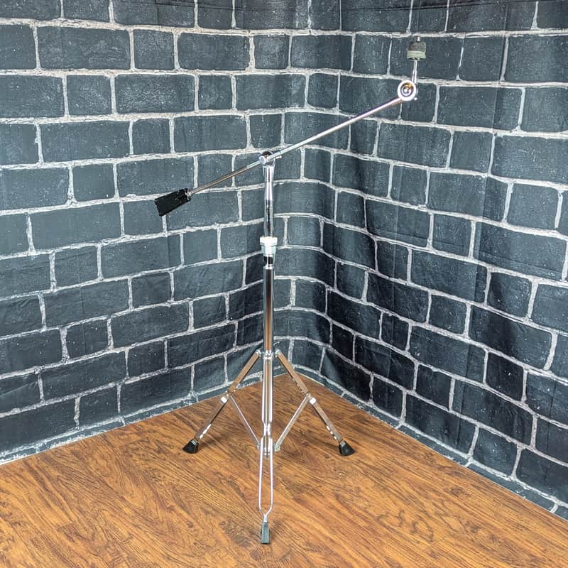 North Vintage Boom Cymbal Stand w/ Counterweight – Chrome – 23" Boom Arm – Classic 70s/80s Hardware – Stable, Adjustable, Collectible image 1