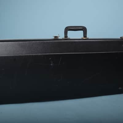1980s Fender USA Molded Hardshell Rectangular Electric Guitar Case Black image 5