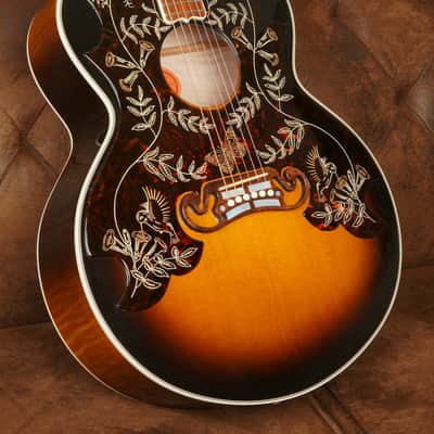 Gibson SJ-200 Hummingbirds and Flowers image 6