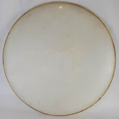 Gretsch 22"Permatone Bass Drum Head Plastic Remo Vintage 60s Round Badge Renown image 1