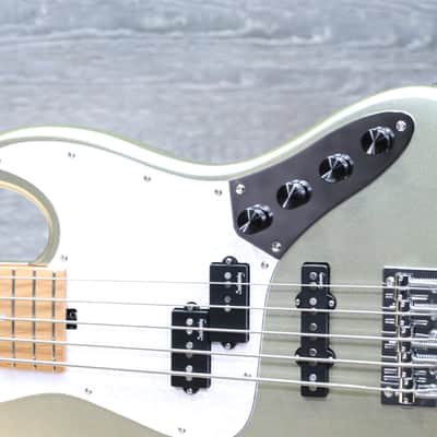 Sadowsky MetroExpress 21-Fret Hybrid P/J 5-String Solid Champagne Metallic w/Bag image 4
