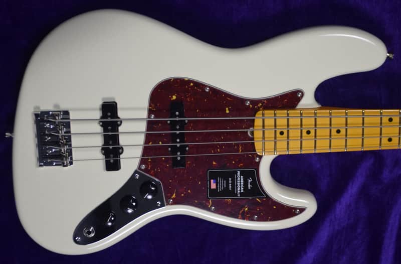 Fender American Professional II Jazz Bass, Olympic White / Maple *IN STOCK* image 1