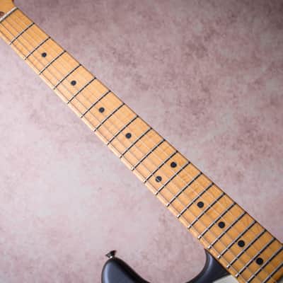 FENDER USA Custom Shop Deluxe Stratocaster AAA+ " Ebony Trans + Maple" (2012) image 10