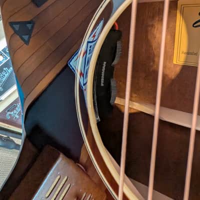 Eastman E1OOSS Deluxe Slope Shoulder Acoustic/Electric Guitar w/Gig Bag - Sunburst (Serial #M2601767) image 5
