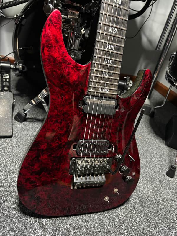 Schecter C-7 FR S Apocalypse Sustainiac Red Reign image 1