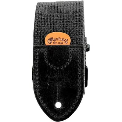 Martin Guitars 18A0104 Basic Cotton Weave Guitar Bass Strap w/ Pick Holder image 2