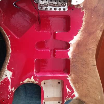 MIJ 1993 Fender Squier '60s Stratocaster (Made in Japan Strat - Torino Red) image 8